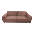 Folding three-seater sofa with a storage space RONDA red