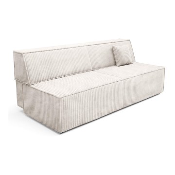 Folding three-seater sofa with a storage space TERAMO beige