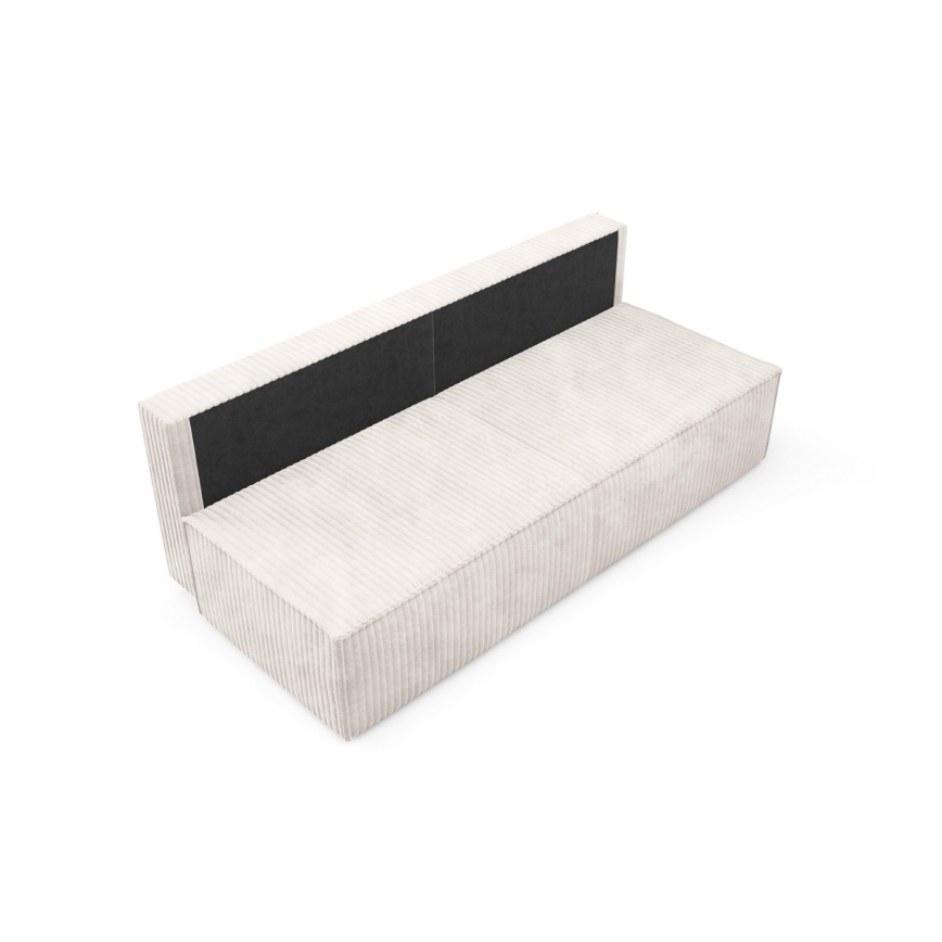 Folding three-seater sofa with a storage space TERAMO beige