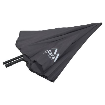 Folding tilting parasol d. 1,8 m grey