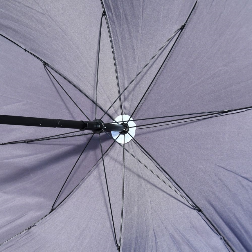 Folding tilting parasol d. 1,8 m grey