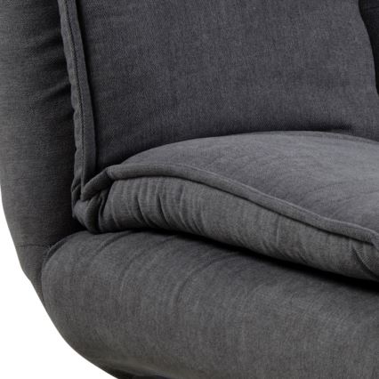 Folding two-seater sofa AIRI dark grey