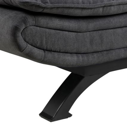 Folding two-seater sofa AIRI dark grey