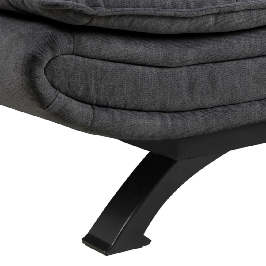 Folding two-seater sofa AIRI dark grey