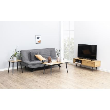 Folding two-seater sofa AIRI grey