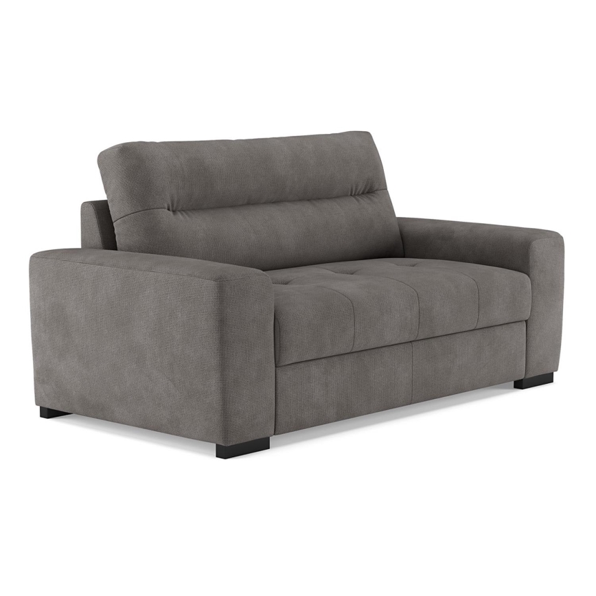 Folding two-seater sofa COMO grey