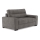 Folding two-seater sofa COMO grey