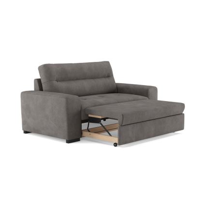 Folding two-seater sofa COMO grey
