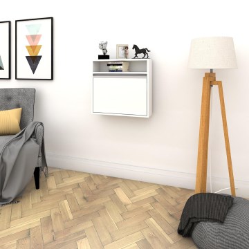Folding work table OPTIMUM 60x64 cm white