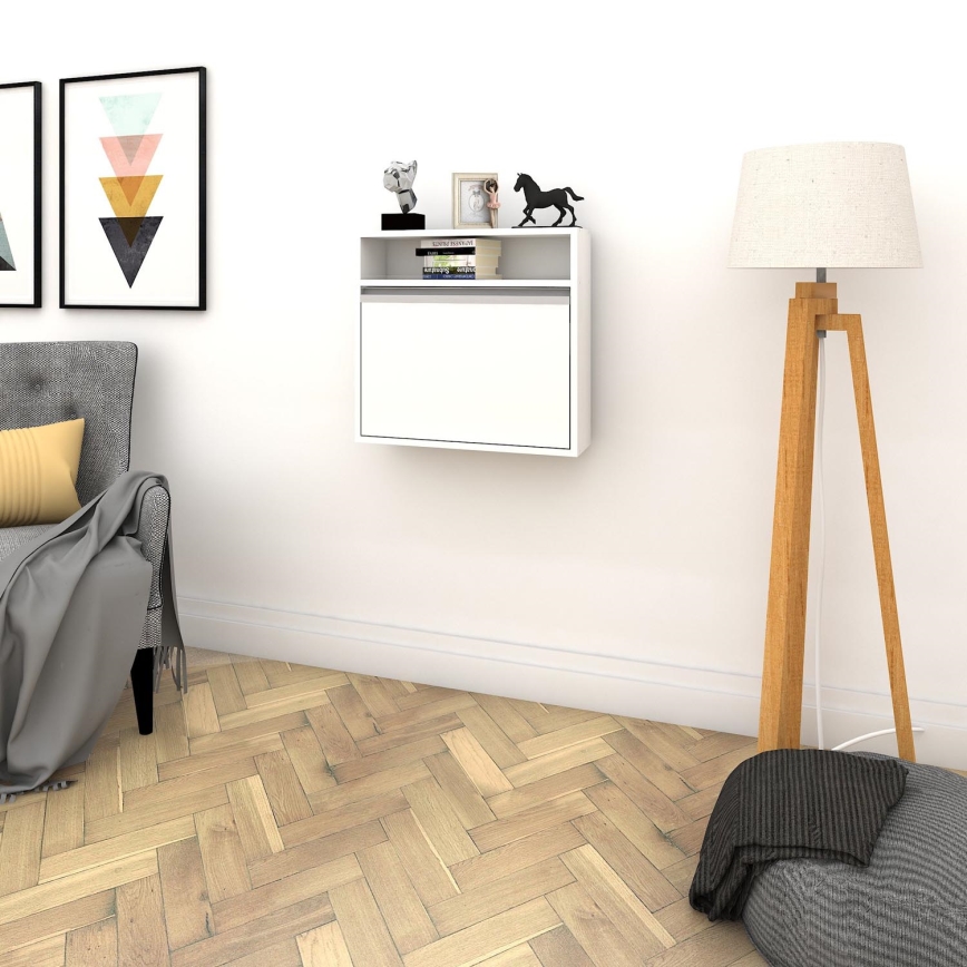 Folding work table OPTIMUM 60x64 cm white