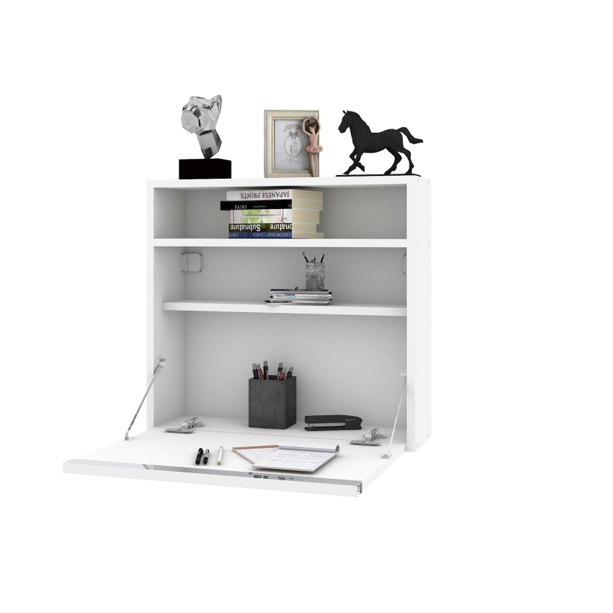 Folding work table OPTIMUM 60x64 cm white