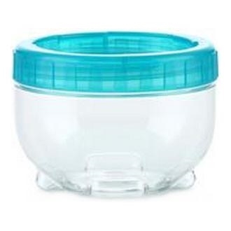 Food container INTERLOCK 0,15 l turquoise/clear