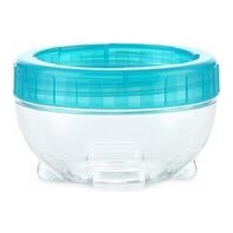 Food container INTERLOCK 0,18 l turquoise/clear