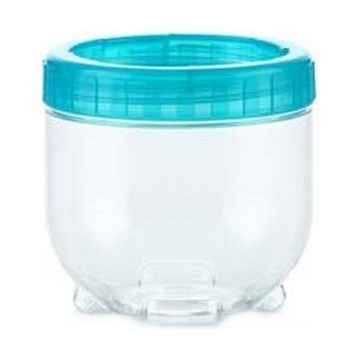 Food container INTERLOCK 0,28 l turquoise/clear