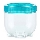 Food container INTERLOCK 0,28 l turquoise/clear