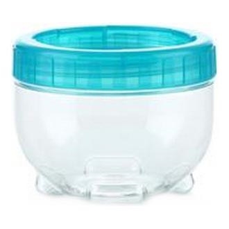 Food container INTERLOCK 0,3 l turquoise/clear