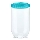 Food container INTERLOCK 0,5 l turquoise/clear