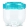 Food container INTERLOCK 0,5 l turquoise/clear