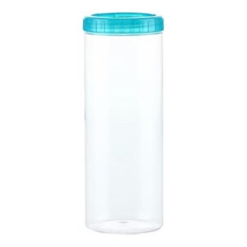 Food container INTERLOCK 1,6 l turquoise/clear