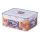 Food container LOCK 5,5 l blue/clear