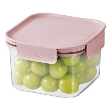 Food storage container CLASSIC PLUS 0.86 L pink/clear