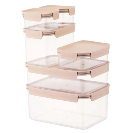 Food storage container CLASSIC PLUS 1.25 L pink/clear