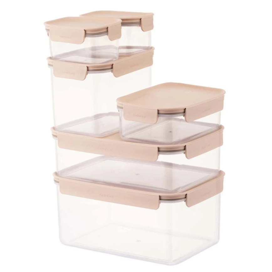 Food storage container CLASSIC PLUS 385 ml pink/clear