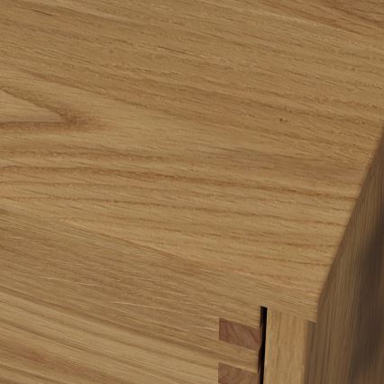 FOREST 120 cm Vanity Top for Washbasin, Beige/Oak