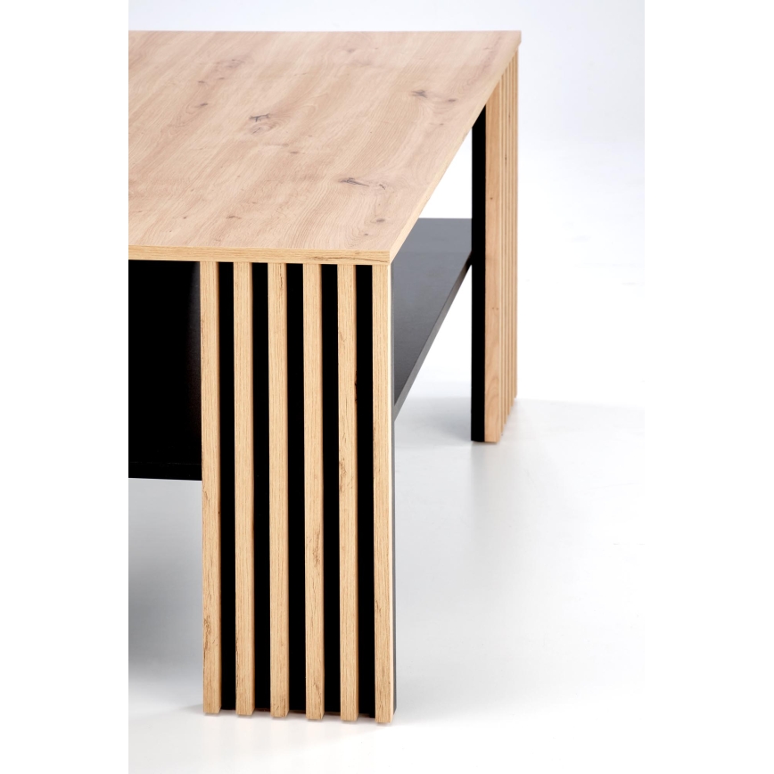 FORMA coffee table 110x65 cm brown/black
