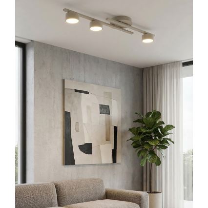 FRAGMENT Ceiling Light 3x GX53/12W/230V, Beige