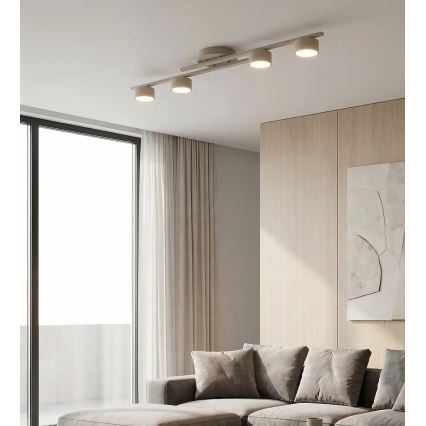FRAGMENT Ceiling Light 4xGX53/12W/230V, Beige