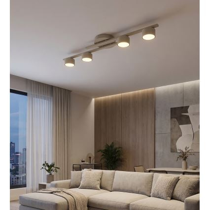 FRAGMENT Ceiling Light 4xGX53/12W/230V, Beige