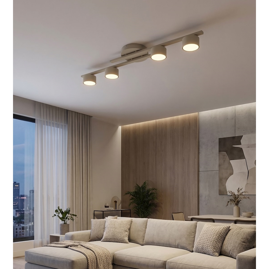 FRAGMENT Ceiling Light 4xGX53/12W/230V, Beige