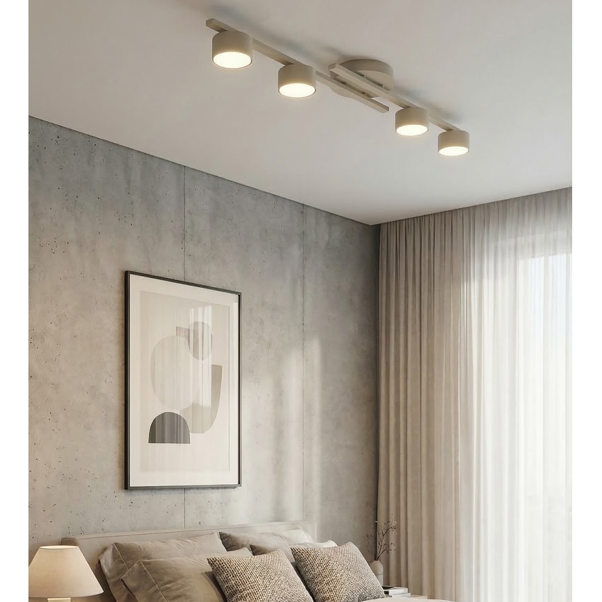 FRAGMENT Ceiling Light 4xGX53/12W/230V, Beige