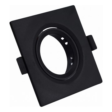 Frame for GU10 recessed downlight, 9x9 cm, black