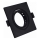 Frame for GU10 recessed downlight, 9x9 cm, black