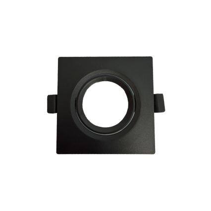 Frame for GU10 recessed downlight, 9x9 cm, black