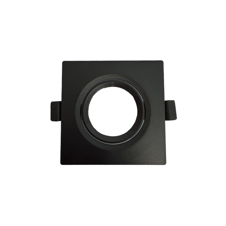 Frame for GU10 recessed downlight, 9x9 cm, black
