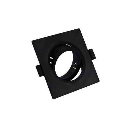 Frame for GU10 recessed downlight, 9x9 cm, black