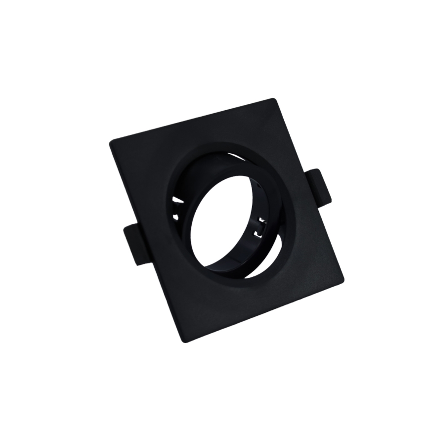 Frame for GU10 recessed downlight, 9x9 cm, black