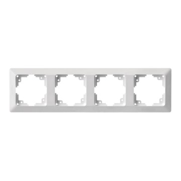 Frame for switches 4P white