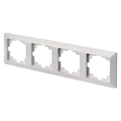 Frame for switches 4P white