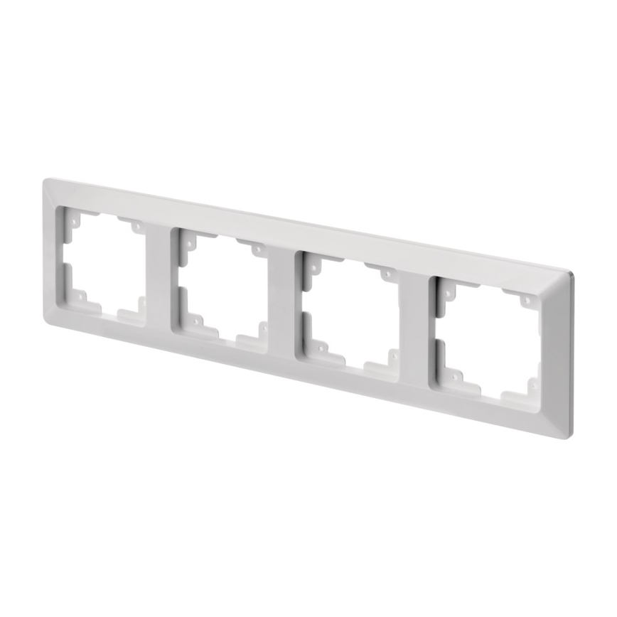 Frame for switches 4P white