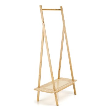 Freestanding coat rack 168x68 cm LEGNO rattan
