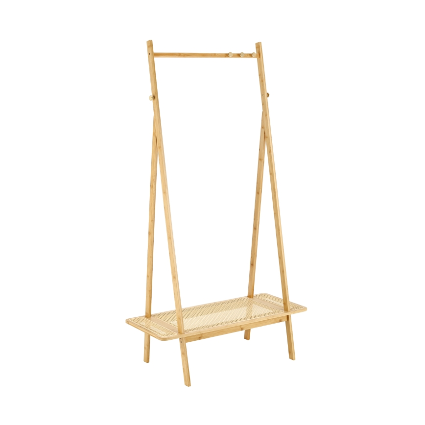 Freestanding coat rack 168x68 cm LEGNO rattan