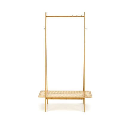 Freestanding coat rack 168x68 cm LEGNO rattan