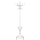 Freestanding coat rack 188 x 49 cm, white