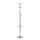 Freestanding coat rack 30x181 cm polished chrome