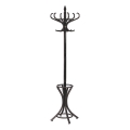 Freestanding coat rack 49x188 cm wenge