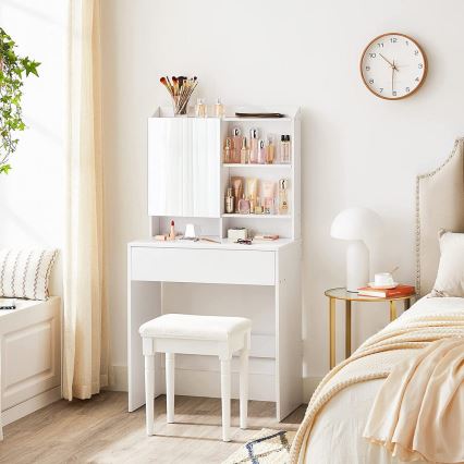 FREYA White Vanity Table